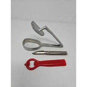 VTG‎ 1960's Westmark AVANTI Food Slicer, Real-A-Peel Peeler & Red Bottle Opener